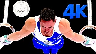 Eleftherios PETROUNIAS🇬🇷🥈Rings Event Final 2023 Antwerp Worlds NBC4K [upl. by Lacagnia]