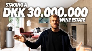 HOW I STAGED A DKK 30 MILLION WINE ESTATE IN DENMARK  Scandinavian Style [upl. by Etireugram]