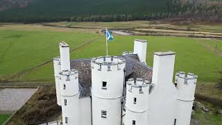 Braemar Castle Braemar by Drone [upl. by Mihsah]