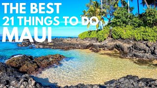 21 Things to Do Around Maui Hawaii  Two residents share their favorite things to do on Maui [upl. by Notnerb]