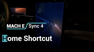 Ford Sync 4 Navigation How to Setup a Home Shortcut with Route Options Ford Mach e GT [upl. by Ylecara]