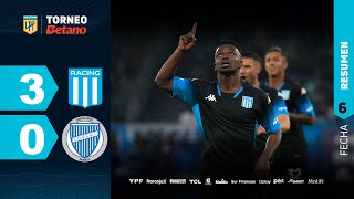 RACING 3  0 GODOY CRUZ  Resumen del partido  TorneoBetano 2024 [upl. by Aicilec860]