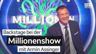 Millionenshow  Backstage Tour mit Armin Assinger [upl. by Nolasba]