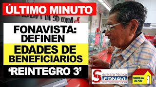 FONAVI REINTEGRO 3 LISTA 21 definen edades de beneficiarios rango a aplicar en el caso de herederos [upl. by Leggett680]