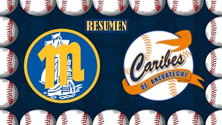 Resumen Jornada 18º  Navegantes del Magallanes Vs Caribes de Anzuategui  lvbp [upl. by Nally]