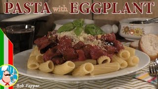 Pasta with Eggplant sauce recipe The Italian Pasta alle Melanzane step by step cooking [upl. by Aseneg]