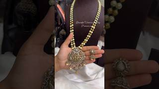 Gorgeous Traditional and Fashionable Premium pearlsampbeads Radhakrishna pendant mala✅✅new fashion [upl. by Hedges]