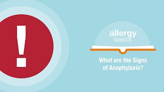 What are the signs of anaphylaxis  Allergy Insider [upl. by Slaby709]