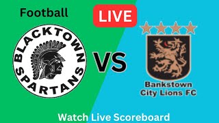 Blacktown Spartans U20 Vs Banktown City Lions U20 Football Live Match Scoreboard [upl. by Lorola]