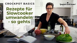 So wandelst du Rezepte für den Slowcooker um [upl. by Kenleigh]