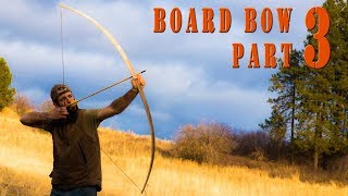 Woodworking ideas  How to build a primitive wood bow from a maple board Part 3 [upl. by Robma502]