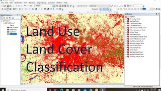 How to Create LULC using ArcGIS Supervised Classification and Calculate Area of LULC [upl. by Tristas152]