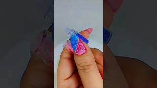 🔥Trending Shimmer nail art design bhojpuri naildesigns youtubeshorts nails athome extentions [upl. by Antonella]