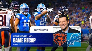 Tony Romo says what the Bears did at the end of the game was quotinexcusablequot  Game Recap [upl. by Gnemgnok668]