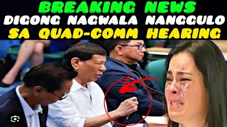 NAGWALA SI DIGONG NANGGULO SA QUADCOMMHEARING PINAGTULUNGAN AWATIN raffytulfoinaction [upl. by Elocan]