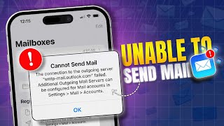 Fix Unable to Send Email on iPhone  Solve Mail Cannot Send Issue on iPhone [upl. by Doowrehs278]