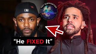 quotHe BACKED DOWNquot Kendrick Lamars Former Label SALUTES JCole for Apology [upl. by Gnahc]