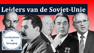 Wie waren de leiders van de Sovjet Unie 19221991  SovetUnie [upl. by Templia]