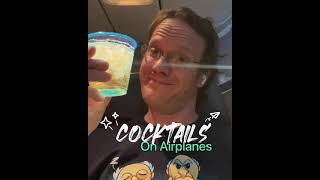 EASY Cocktail To Make On Airplane Shorts [upl. by Irbmac971]