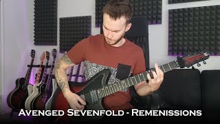 Avenged Sevenfold  Remenissions Guitar Cover  Solo  One Take [upl. by Purse]