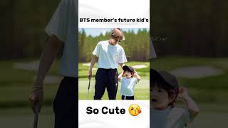 BTS members future kids😍ytshorts bts v jk jin jhope jimin rm suga bangtan kpop trending [upl. by Rockwell]