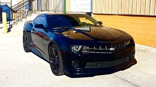 MERICUH Murdered Out Camaro SS First time at the track [upl. by Phebe]