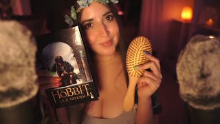 ASMR 🥰 VEN CONMIGO TE HABLO SUAVE TE LEO EL HOBBIT [upl. by Kutchins682]