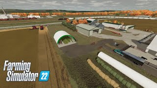 FS22 Taheton County Farm Tour Multiplayer harvest [upl. by Uri]