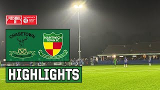 HIGHLIGHTS  Chasetown FC 40 Nantwich Town  PitchingIn NPL West  81024 [upl. by Naillik]