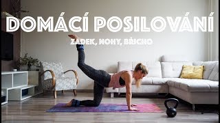 20 minut  domácí posilování  nohy břicho zadek [upl. by Audra]