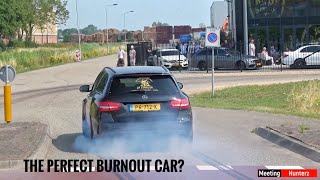 W205 Mercedes AMG C63s Estate the BEST Burnout car LOUD Acceleratings and crazy Burnouts [upl. by Hartmann]