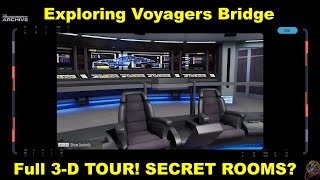 Voyagers Bridge 3D Walk Around  Bridge Secrets  Roddenberry Archive Website [upl. by Durrett974]