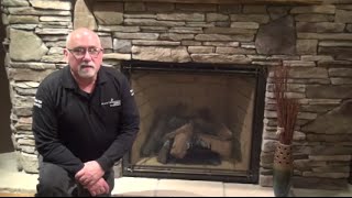 Gas Fireplace Odor Video [upl. by Eimilb668]