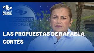 Rafaela Cortés candidata a la Gobernación del Meta en la Plaza Caracol [upl. by Eduino]