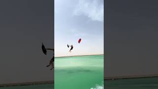 Huge Kitesurfing Jump 🤯😱 stighoefnagel [upl. by Tennos]