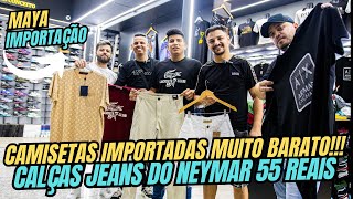 🔥 FORNECEDOR DE CAMISETAS IMPORTADAS E CALÇAS JEANS JOGADOR DA MELHOR QUALIDADE brás calças jeans [upl. by Nebra]