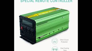 Special Discount on Edecoa 2000W Power Inverter DC 12V to 110V AC with LCD Display and Remote [upl. by Anitsihc]