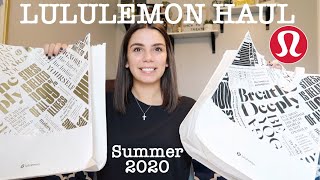 HUGE LULULEMON HAUL  SUMMER 2020 [upl. by Purdy]