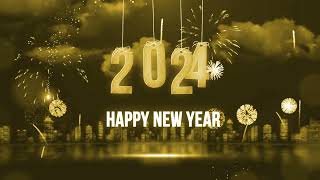 Happy New Year 2024 Wishes  Invitations  Greetings  2024  Motion Graphic Animation [upl. by Gnouhp]