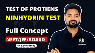 Ninhydrin Test  Test of Amino acid  Chemical Test for Protein  IITJEE  NEET BOARDS CHEMGATEWAY [upl. by Cheryl801]