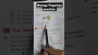 Biology fingertips question exam neet study [upl. by Salohcin179]