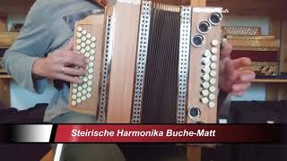 Steirische Harmonika Fismen AlpenechoEdition Buche Matt [upl. by Ayekram]