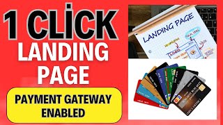 Landing Page With Payment Gateway In 1 Easy Step [upl. by Chloe]