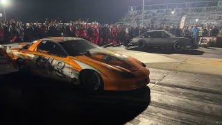 Street Outlaws 2023 No prep Kings Small Tire Finals  Bank Robber vs Brent Seif [upl. by Tana]