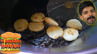 ¿GORDITAS de harina FRITAS en manteca  La garnacha que apapacha [upl. by Orabel]