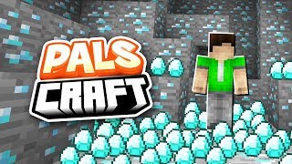 LUCKIEST DIAMOND MINE EVER  PalsCraft 3 [upl. by Loy]