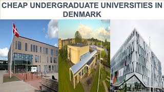 CHEAP UNDERGRADUATE UNIVERSITIES IN DENMARK NEW RANKING [upl. by Edith202]