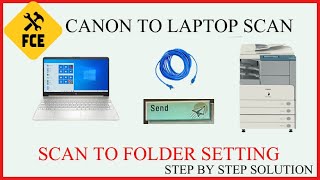 HOW TO CONFIGURE SEND FUNCTION IN CANON IR 227030253225 [upl. by Jorin149]