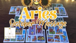 Aries♈ October 2024 Whats in the cards for you Aries tarot reading today [upl. by Pierce79]