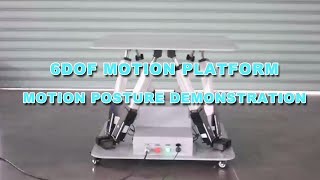 6DOF motion platformmotion posture demonstration [upl. by Salokin143]